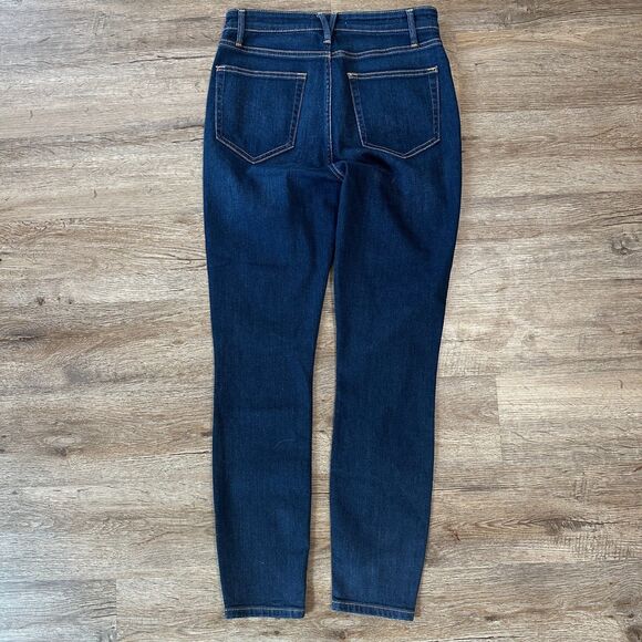 NWT Vineyard Vines Womens High Rise Skinny Jeans Size 28 Dark Wash - Picture 2 of 5